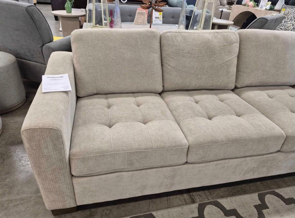 Thomasville Ellsford 2 piece Fabric Sectional Beige - Pickup Only