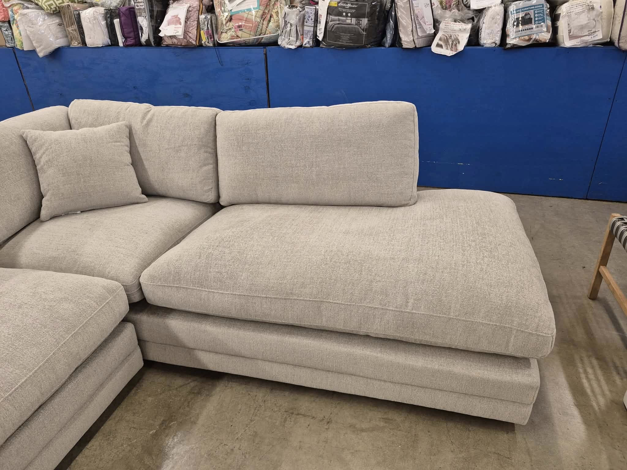 Derry Fabric Sectional - Pickup Only