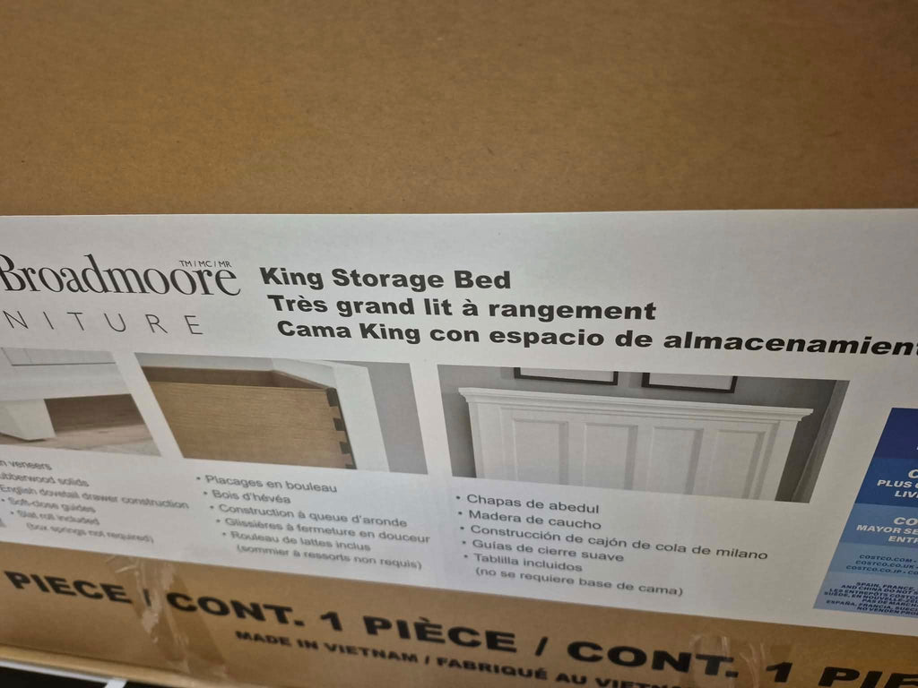 Universal Broadmoore Rose King Storage Bed - Pickup Only