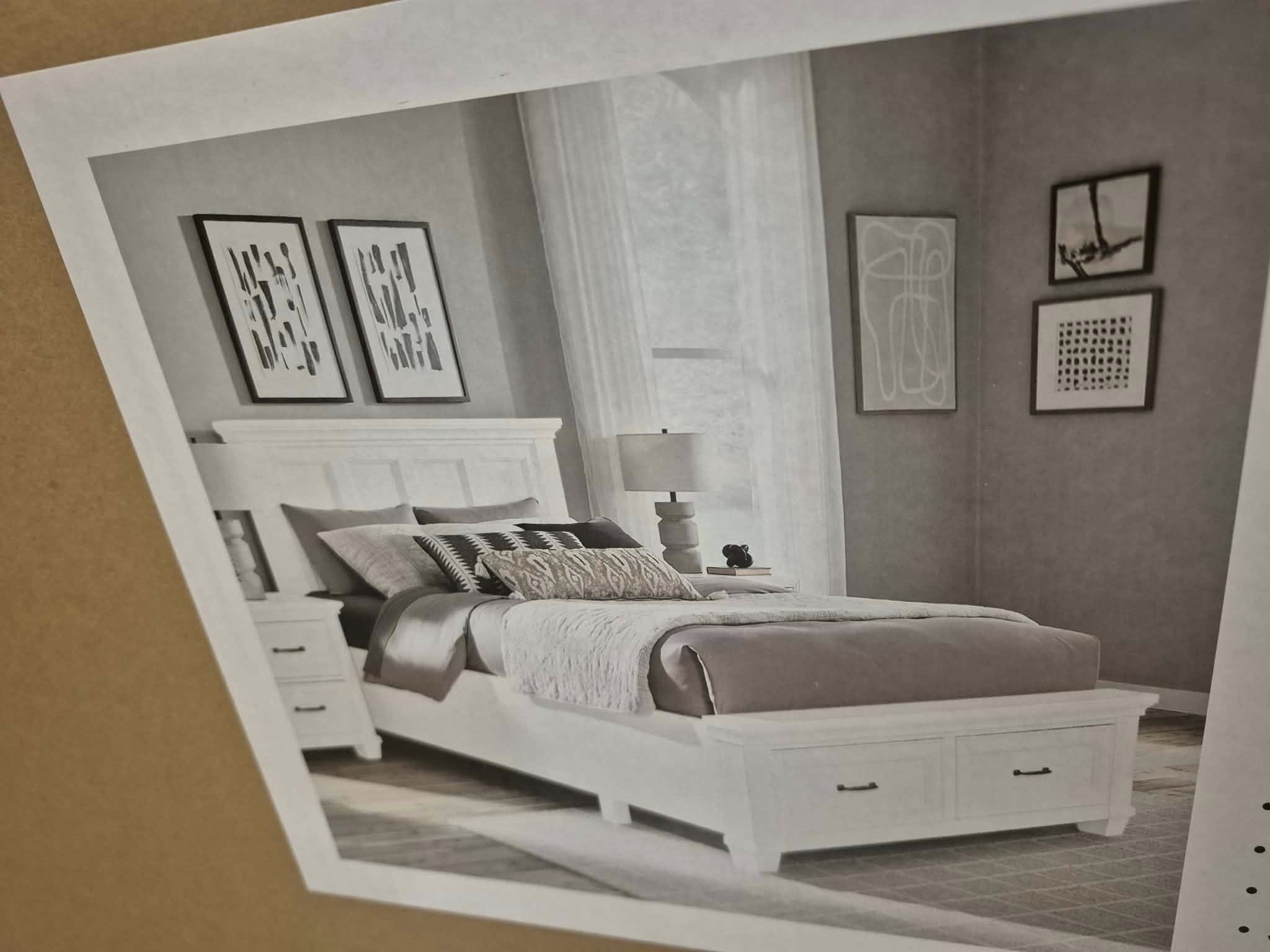 Universal Broadmoore Rose King Storage Bed - Pickup Only
