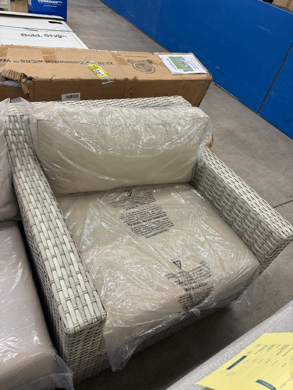 3 piece Agio Sunbrella Performance Fabric Patio Set - Pickup Only