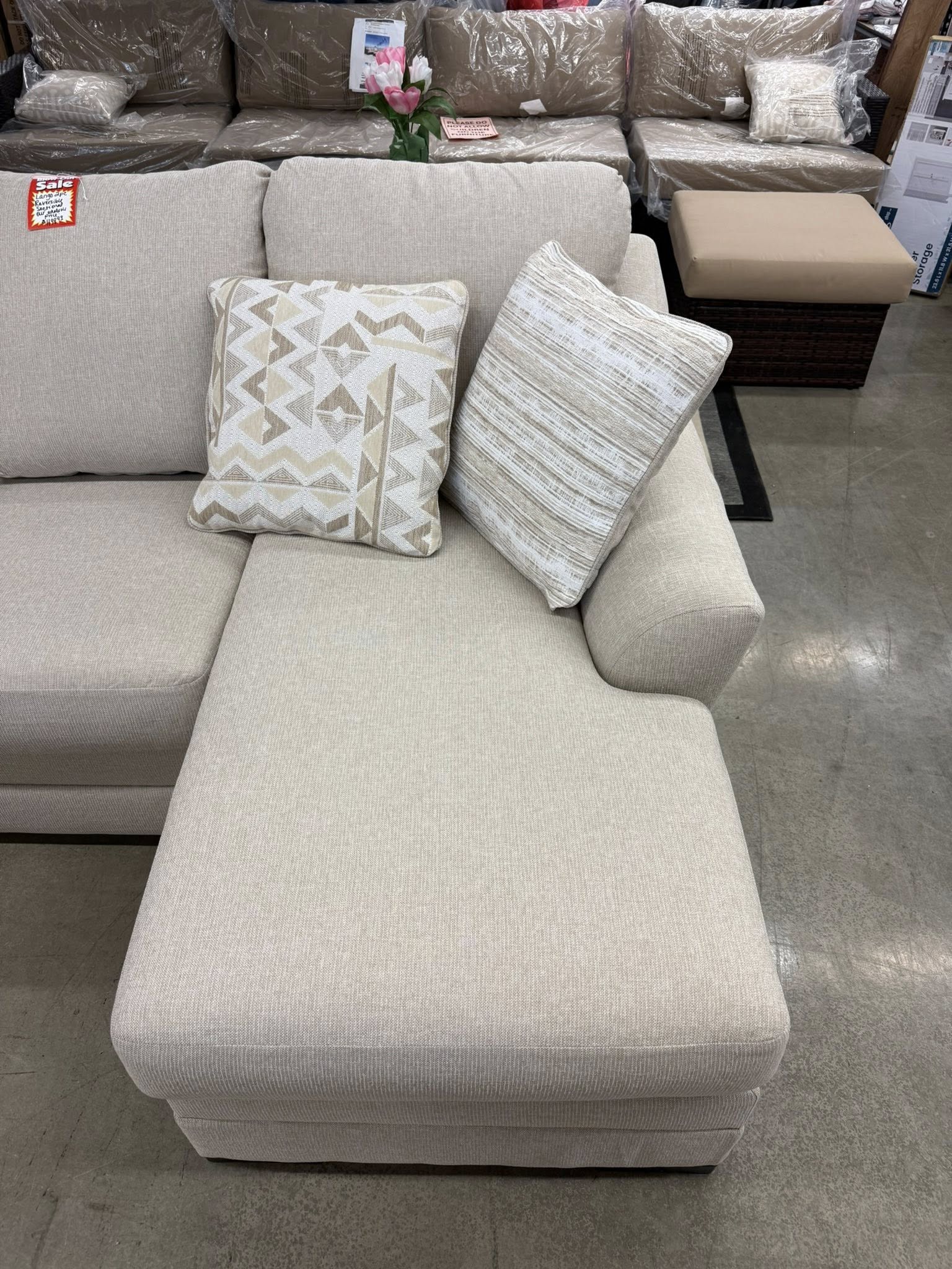 Lango 2 Piece Reversible Sectional - Pickup Only