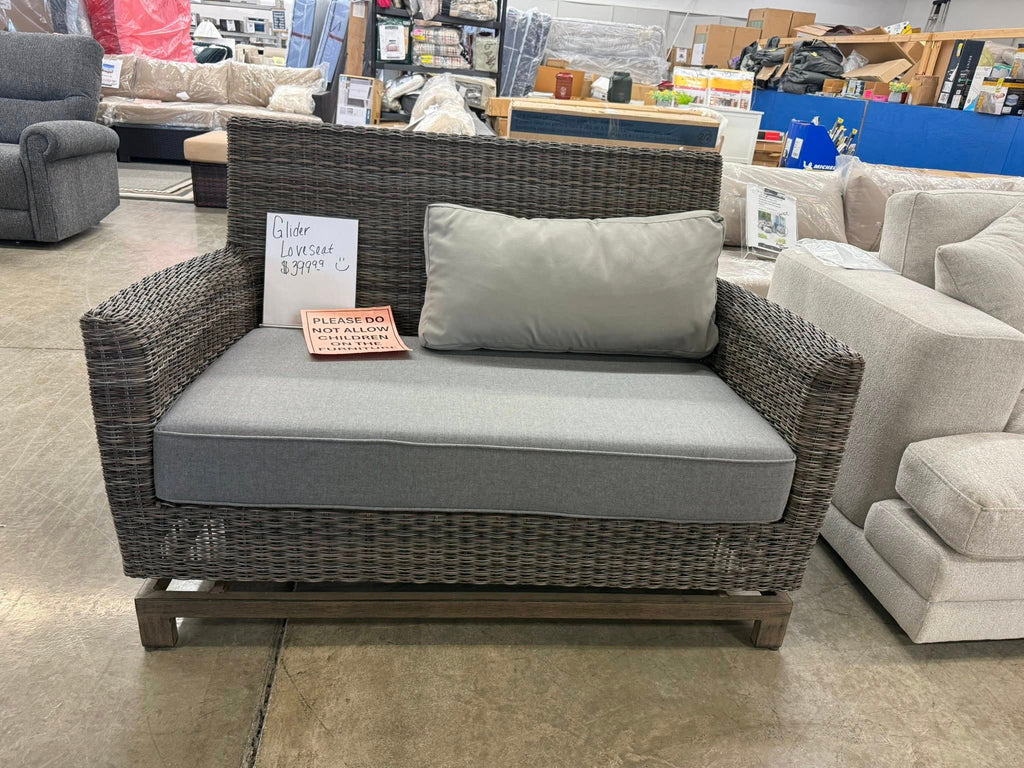 Glider Loveseat - Pickup Only