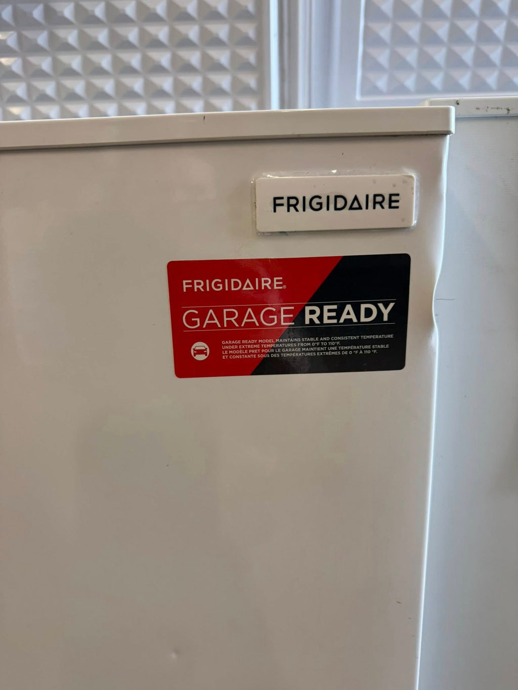 7.0 cu ft Manual Defrost Chest Freezer in White Garage Ready - Pickup Only