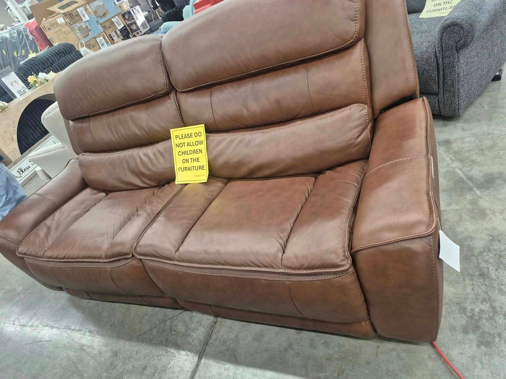 Rhodes Leather Power Reclining Sofa - Pickup Only