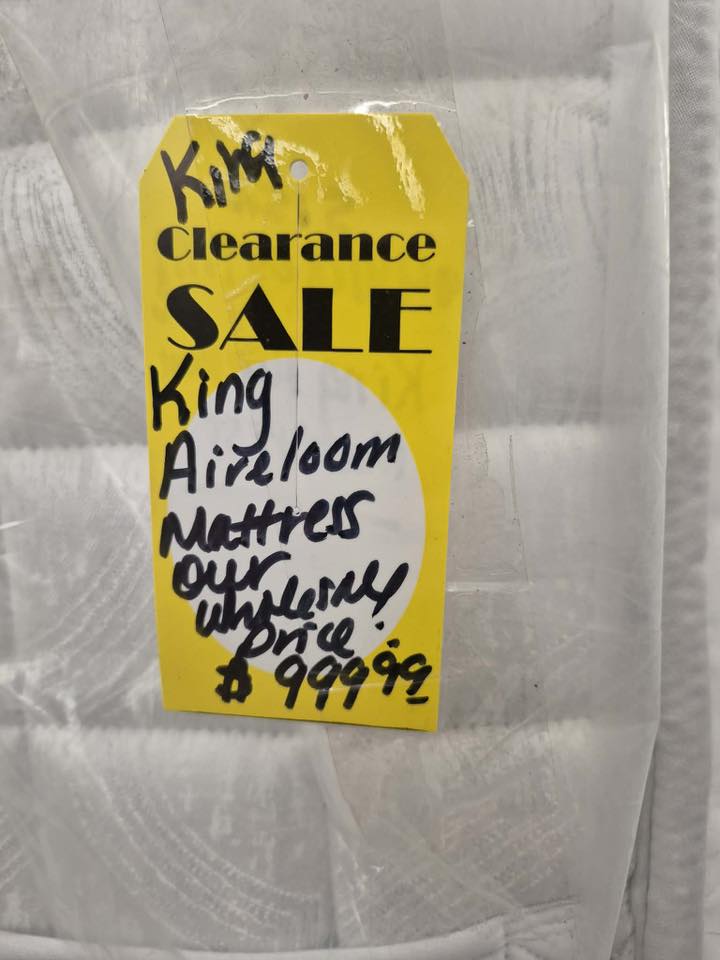 King Size - AireLoom Mattress - Pickup Only