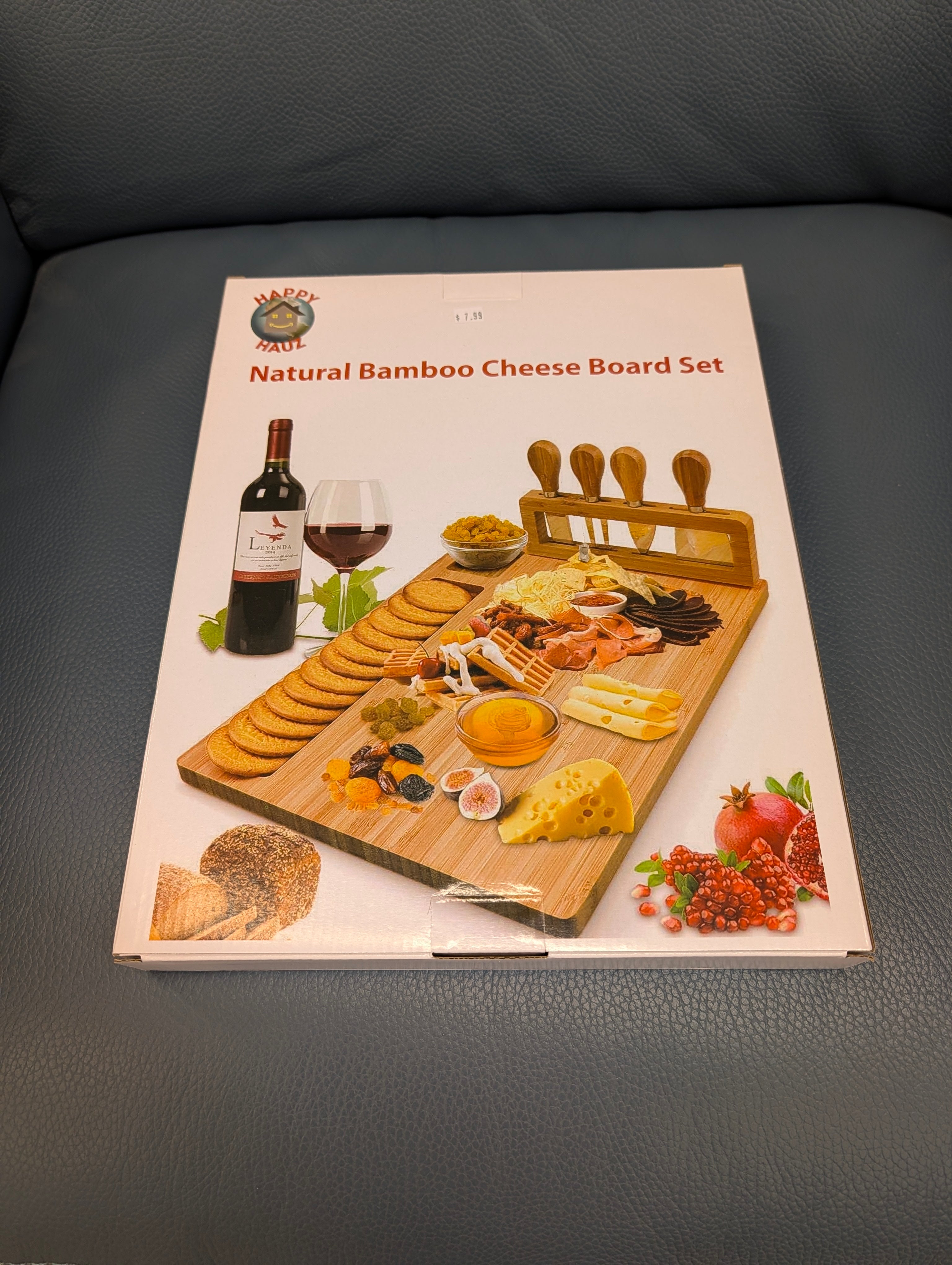 Happy Hauz Natural Cheese Board Set