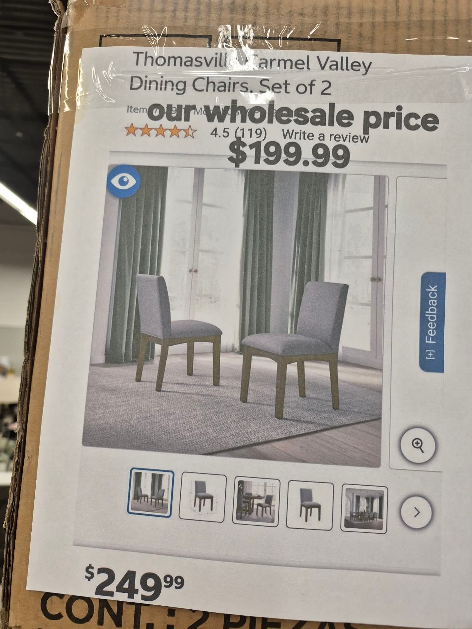 Thomasville Carmel Valley Dining Chairs, Set of 2